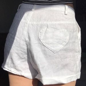 Rachel Antonoff linen shorts